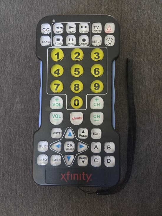 Xfinity Other - Xfinity Comcast Backlit Large Button Big EZ Oversized Universal Remote Control